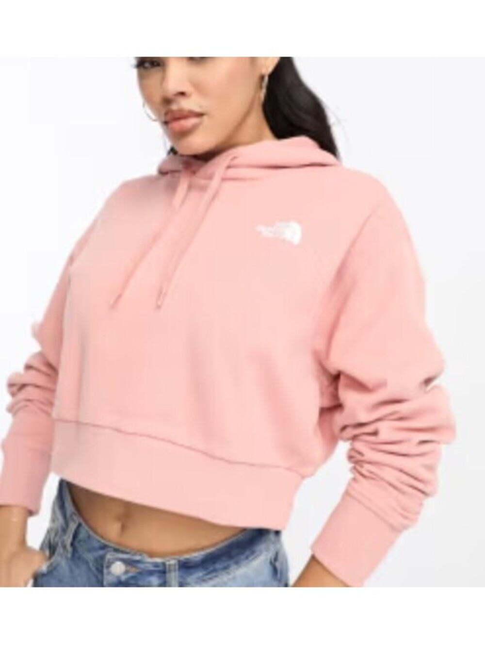 North Face Pink Pullover Hoodie Sweater - Women's XL